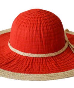 Ribbon Floppy Hat For Women