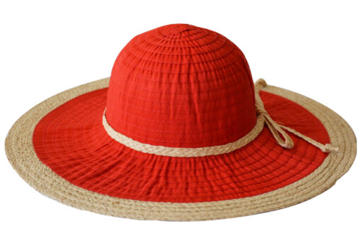 Ribbon Floppy Hat For Women