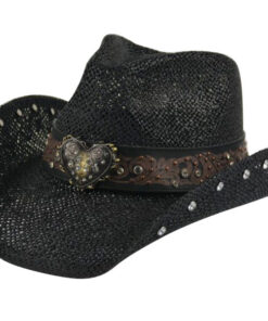 Straw Cowboy Hats black