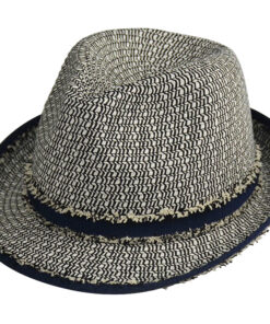 Women Straw Fedora Hat 1