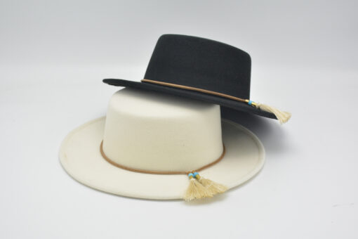 Felt Boater hats with Tassel